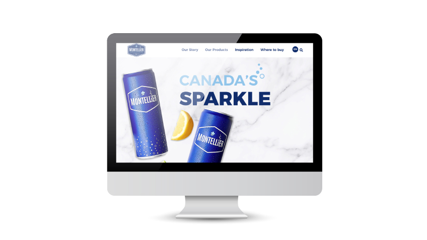 montellier website on desktop