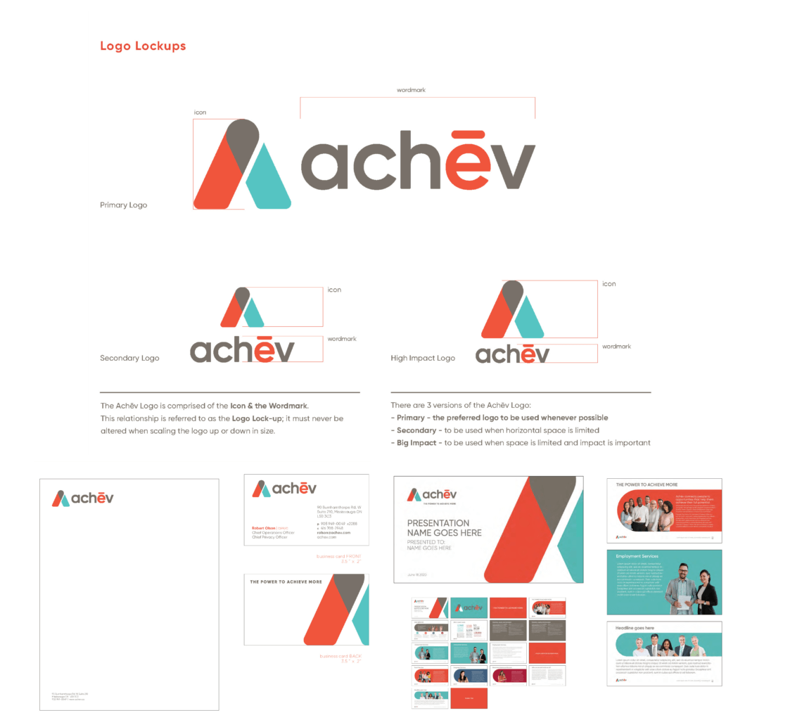 The image displays a collection of screenshots showcasing the design of a website, featuring a colorful logo, various pages with different layouts…