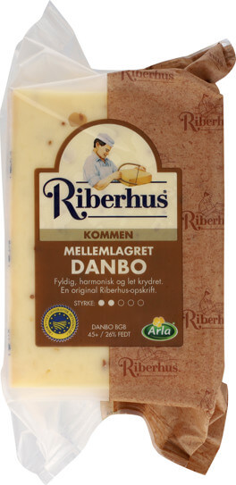 A package of cheese wrapped in plastic.